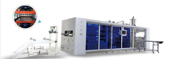 पॉलीस्टाइनिन ब्लिस्टर वैक्यूम बनाने की मशीन नकारात्मक दबाव मल्टी स्टेशन