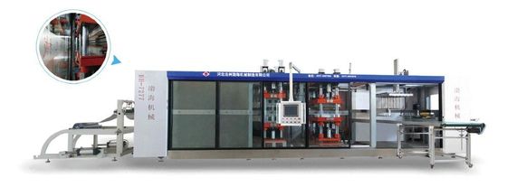 पेट फ्रूट बॉक्स 850 मिमी ब्लिस्टर बनाने की मशीन पूरी तरह से स्वचालित नकारात्मक दबाव